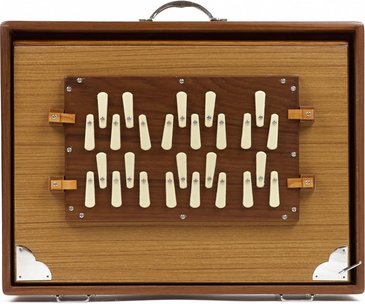 Nataraj Shruti Box Pro 2 oktávy 440 Hz (teakové drevo)