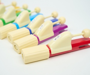 Detské farebné rezonančné zvonky