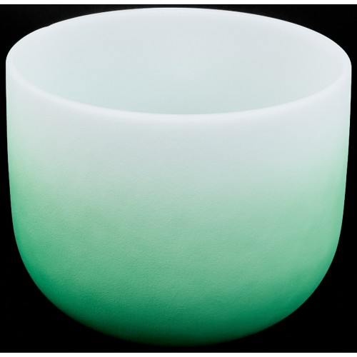 Farebná krištáľová misa F — "Srdce" (4. čakra)