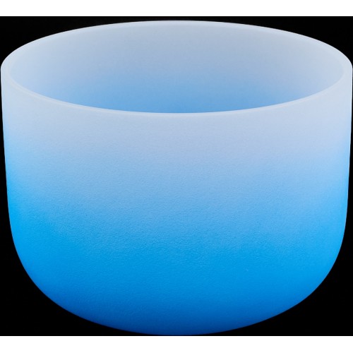 Farebná krištáľová misa G — "Časopriestor" (5. čakra)