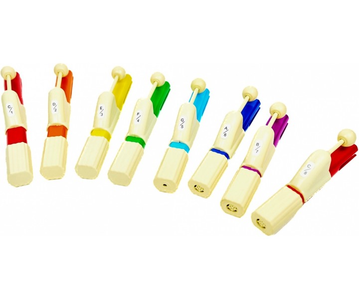 Detské farebné rezonančné zvonky