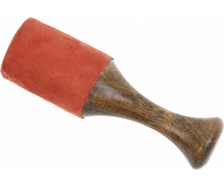 Drevená palička pre tibetské misky&nbsp;-&nbsp;veľká (koža)