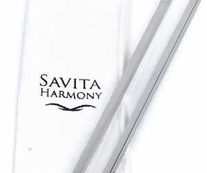 Savita Harmony terapeutická ladička — Kvet Života 128 Hz (oceľ) veľ. L