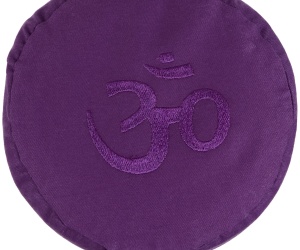 Jogový bolster "Óm" - fialová