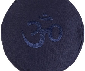 Jógový bolster "Óm" - tmavomodrý
