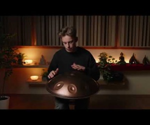 SAVITA Handpan C# Pygmy 15 Ember Steel